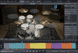A screenshot of the superior drummer software and track section.