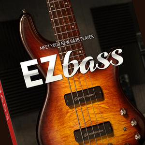 A close up image of the EZbass Product box. 