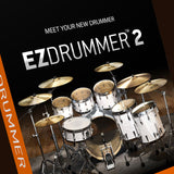 A close up image of the EZ drummer 2 packaging.